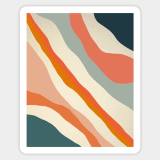 Flow - Modern Art Print Sticker